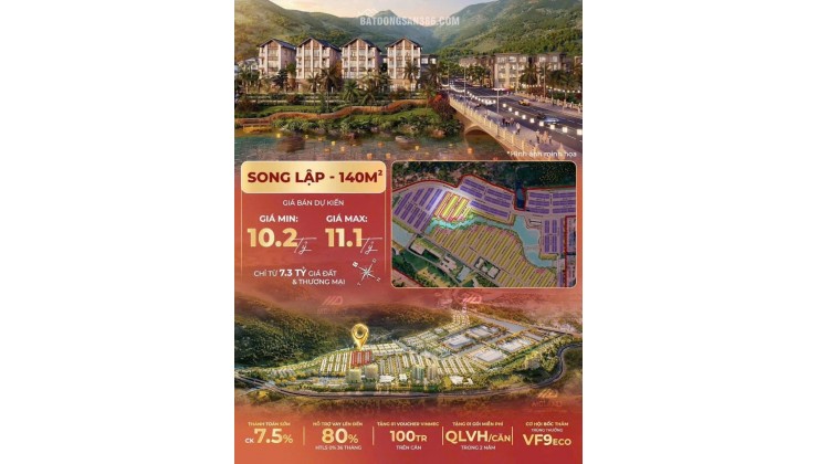 SỞ HỮU BIỆT THỰ BIỂN ĐẲNG CẤP TẠI BẠCH VÂN – HẢI VÂN BAY